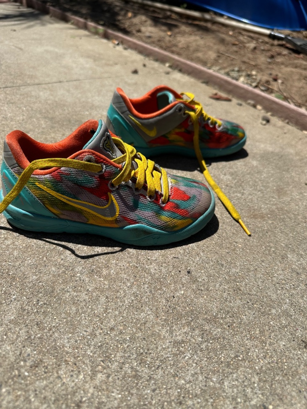 Kids Nike Kobe Basketball Shoes Size 11.5C – Multicolor Youth Sneakers – No Box